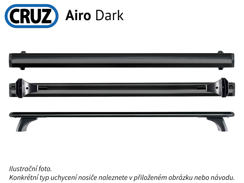 Střešní nosič Fiat 600 23-, CRUZ Airo Dark
