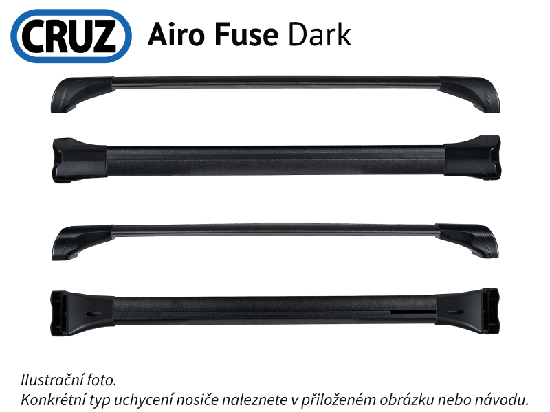 Střešní nosič Škoda Elroq 25-, CRUZ Airo Fuse Dark