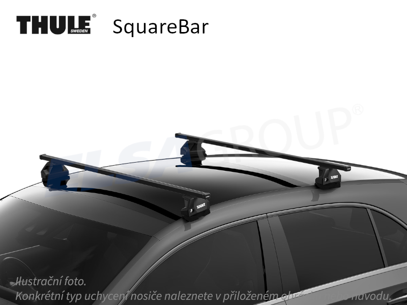 Střešní nosič VW T7 24- SquareBar, Thule