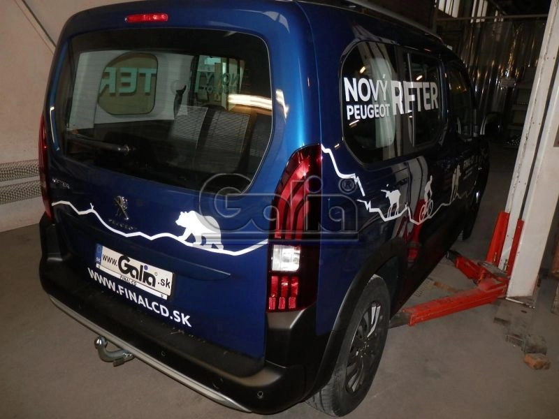 Tažné zařízení Fiat Doblo skříň 2022- L1 (III), odnímatelný bajonet, Galia
