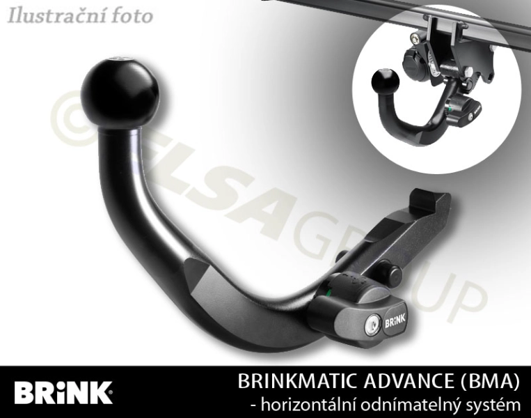 Tažné zařízení Hyundai Bayon 2024/06- , diagonální BMA, BRINK