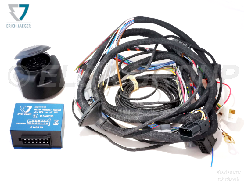 Typová elektropřípojka Audi A5 Coupé 2023/08-2024 (F53), 13pin, Erich Jaeger